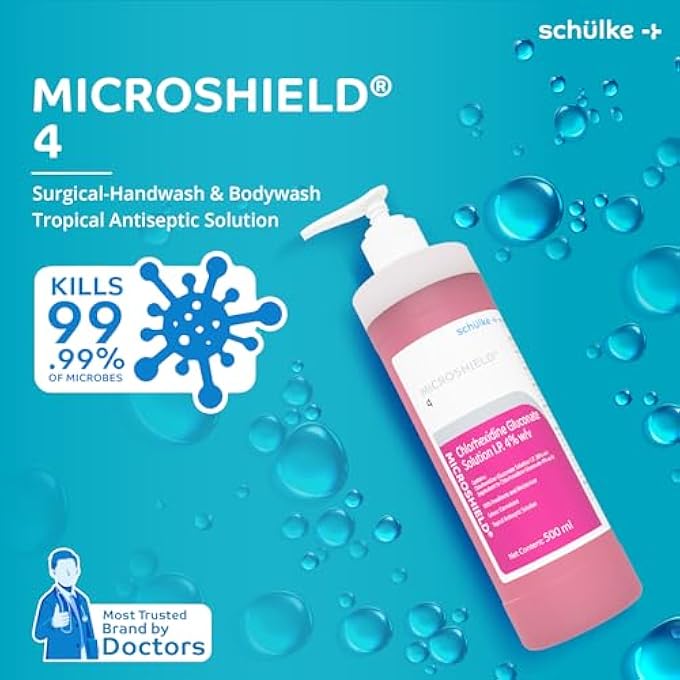 Microshield 4 WET SURGICAL HAND WASH 500 ML (500 ML, BOTTLE) - Image 2